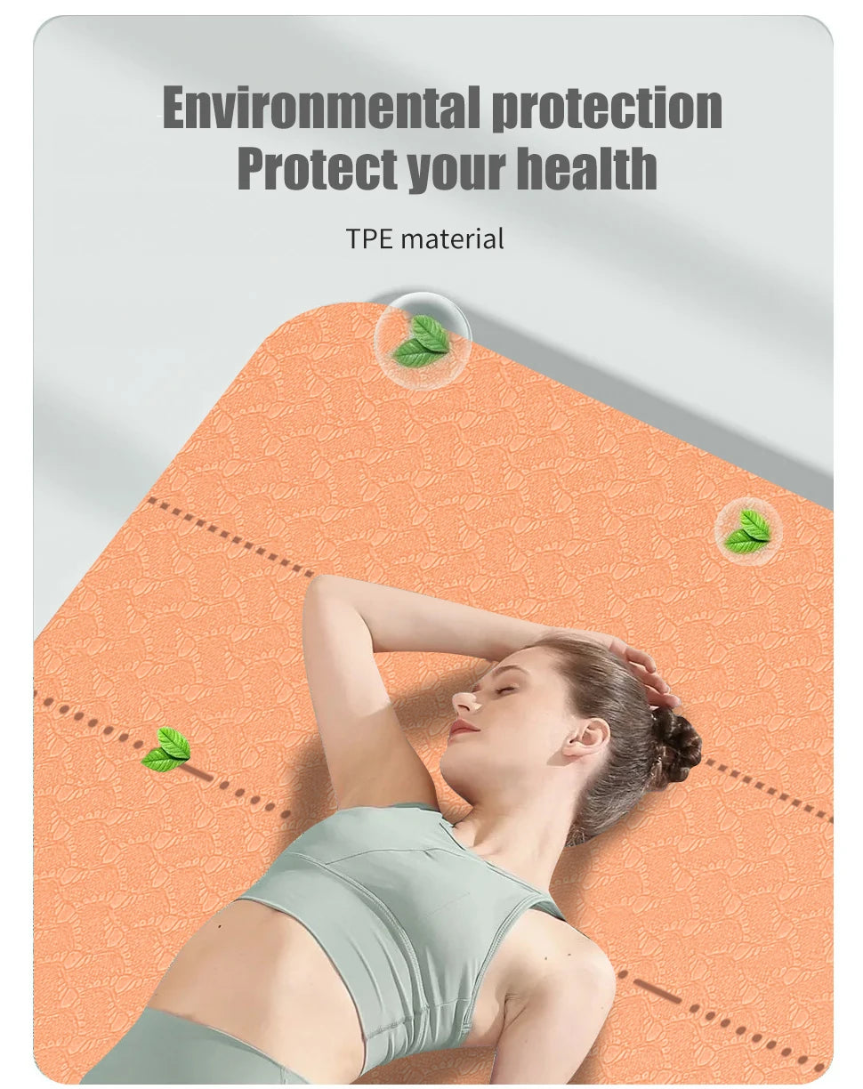 WESTTUNE Non-Slip Yoga Mat with Strap & Bag